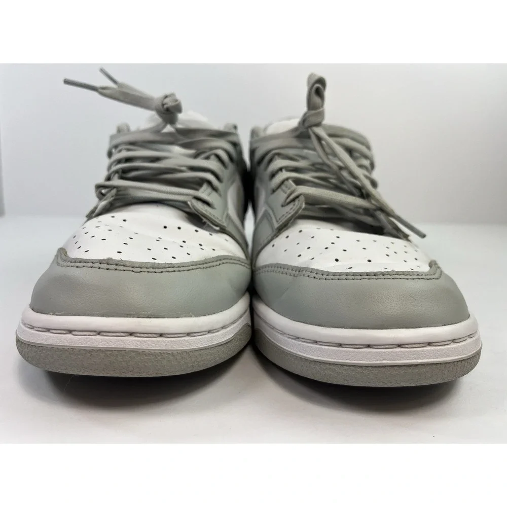 Nike Dunk Low Retro White Grey Fog Men's Size 12 Sneakers Shoes DD1391-103